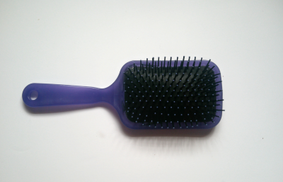 Good Vibes Cushioned Paddle Brush — Spread Positivity with Inspiring Messages