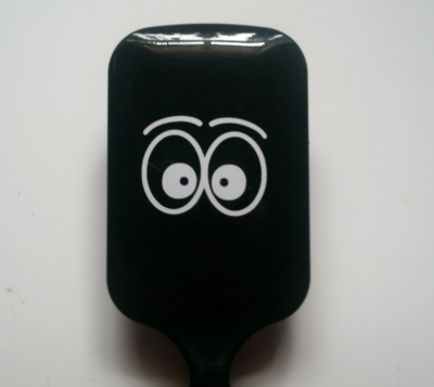 Good Vibes Cushioned Paddle Brush — Spread Positivity with Inspiring Messages